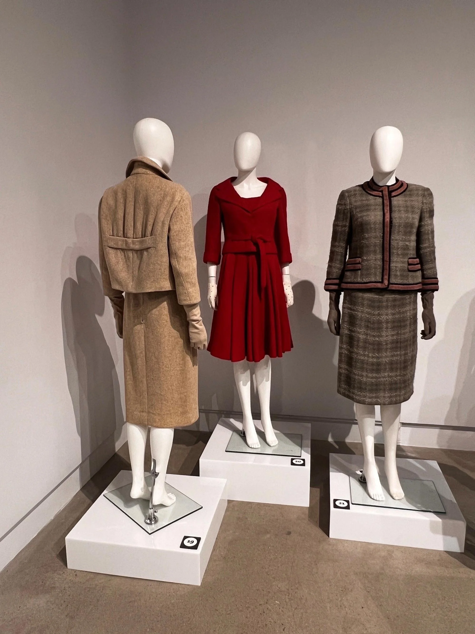 View of the exhibition: Made in France: French Fashion from the 1870s to 1970s