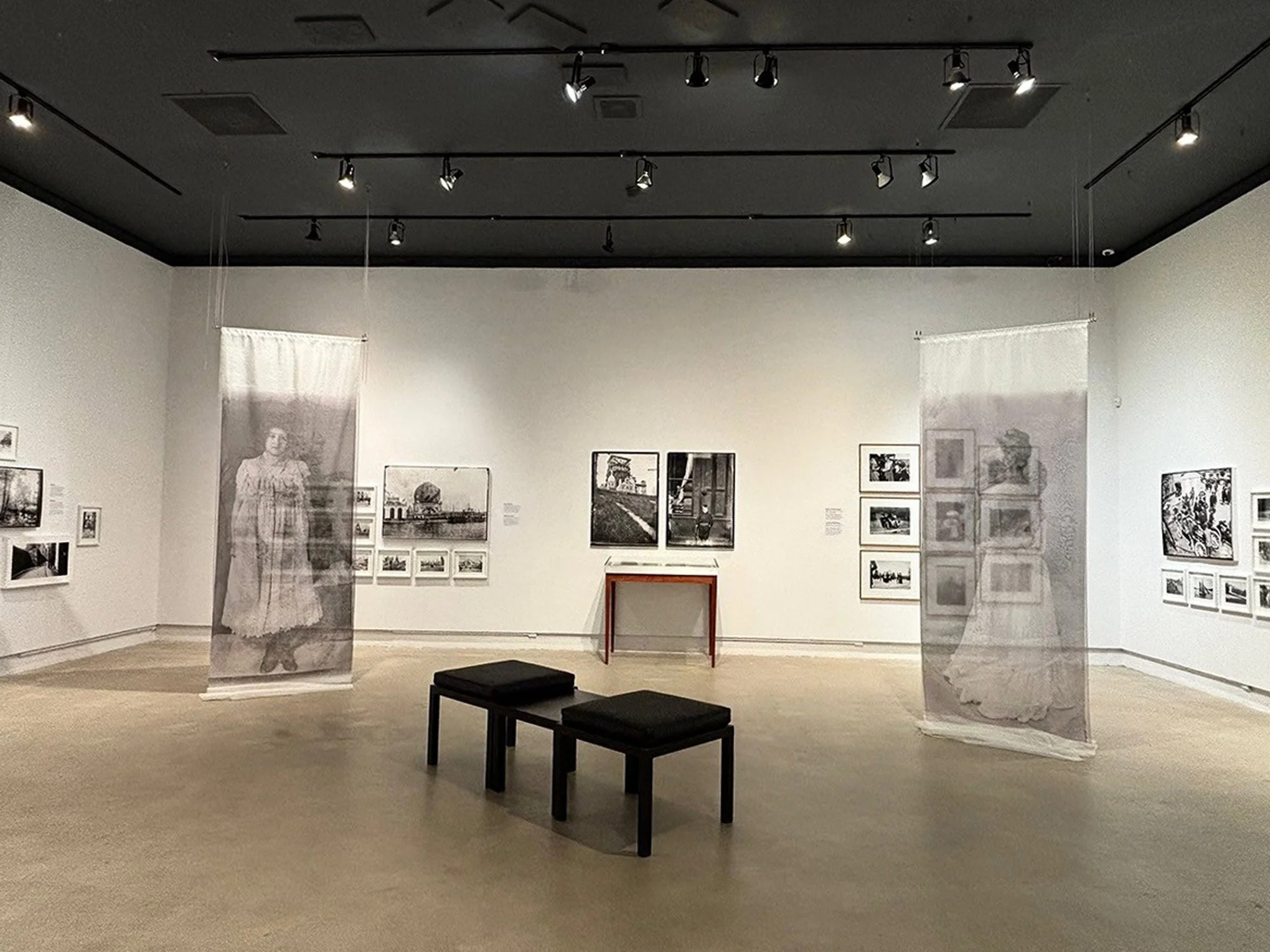 A view of the exhibition: Recovered Light: Studio de Maurice and a Century in Glass