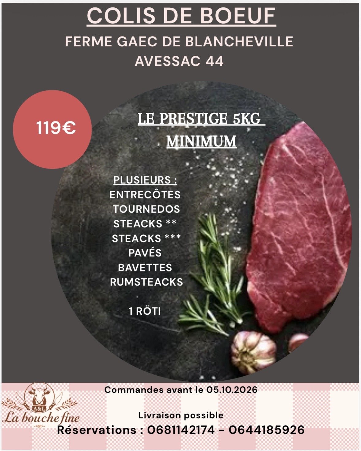 Colis prestige 5kg