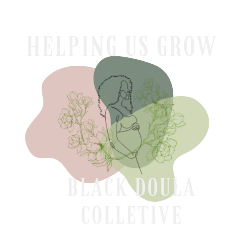 logo for Helping Us Grow Black Doula Collective