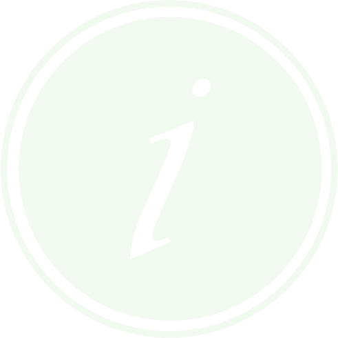 An icon with a lowercase 'i' inside a circle, indicating information.