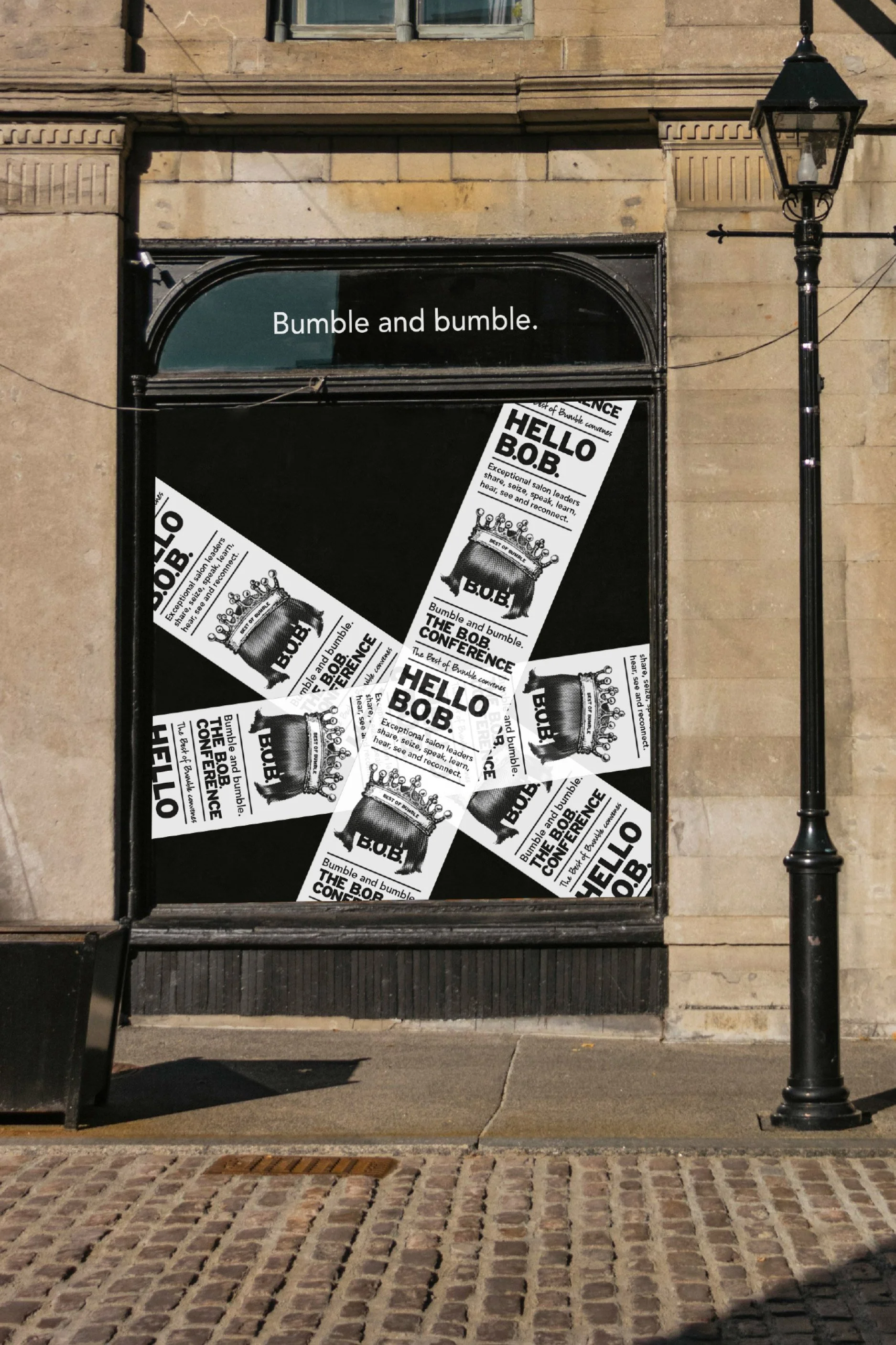Event graphic design and storefront branding for an iconic brand in New York City