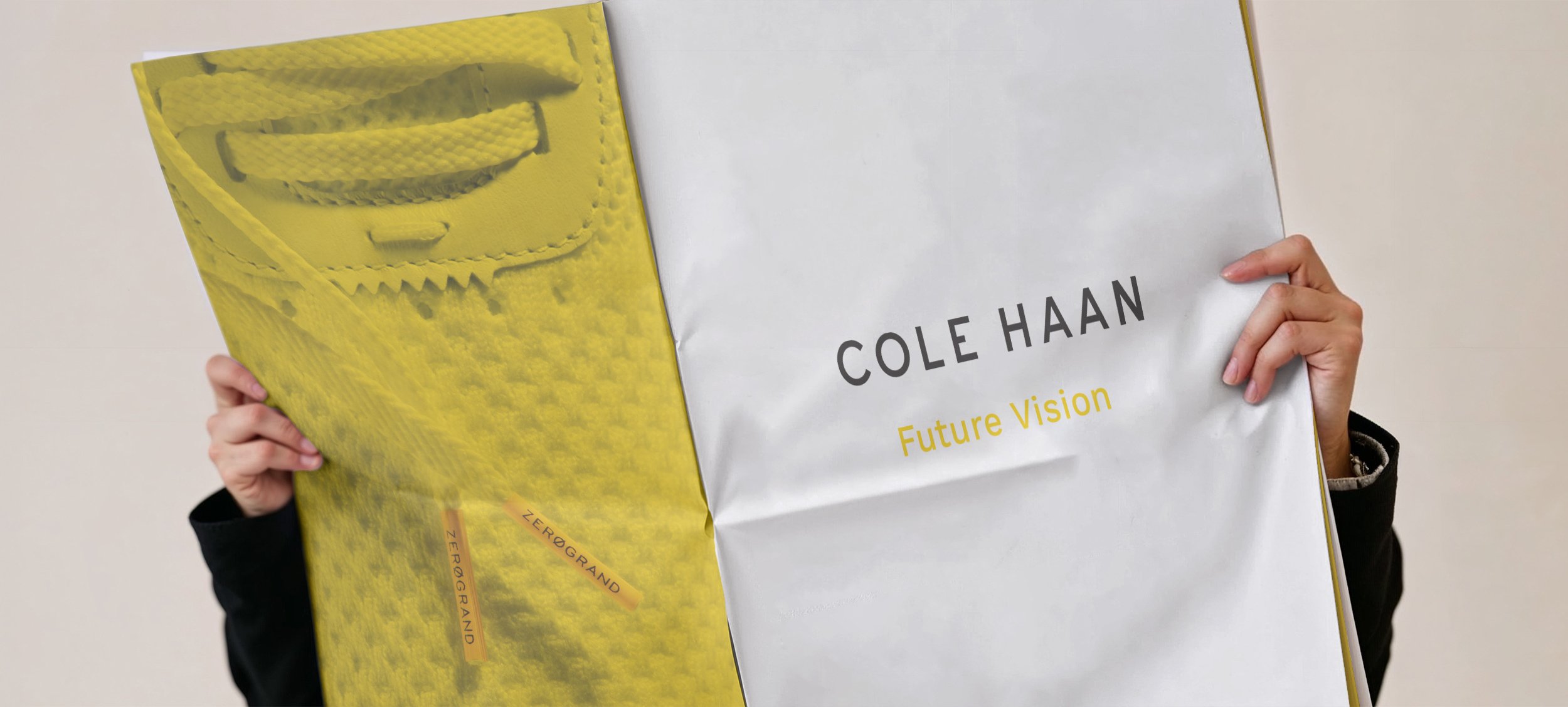 Brand strategy and graphic design for Cole Haan in New York City