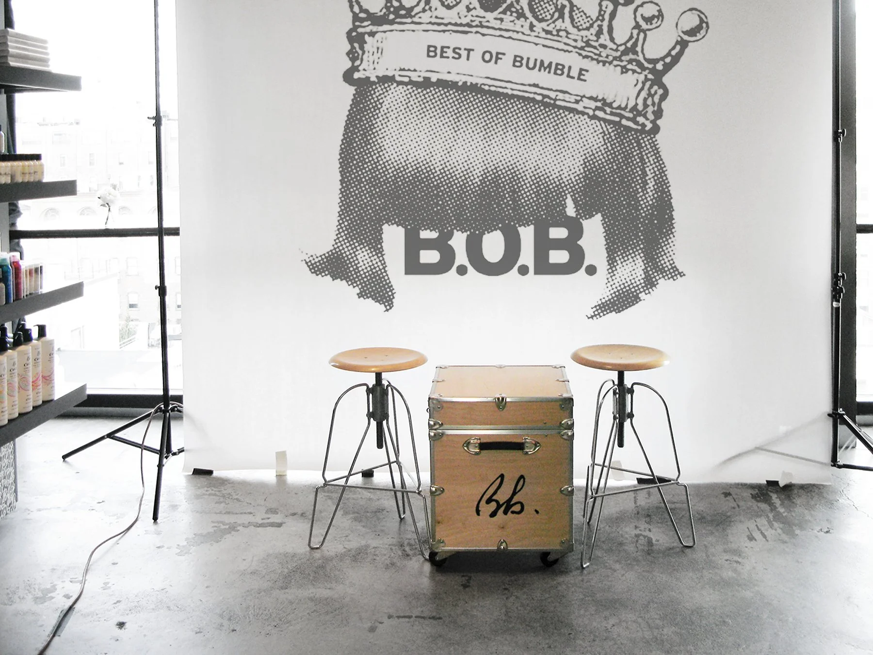 Brand and logo design project for Bumble and bumble in New York City