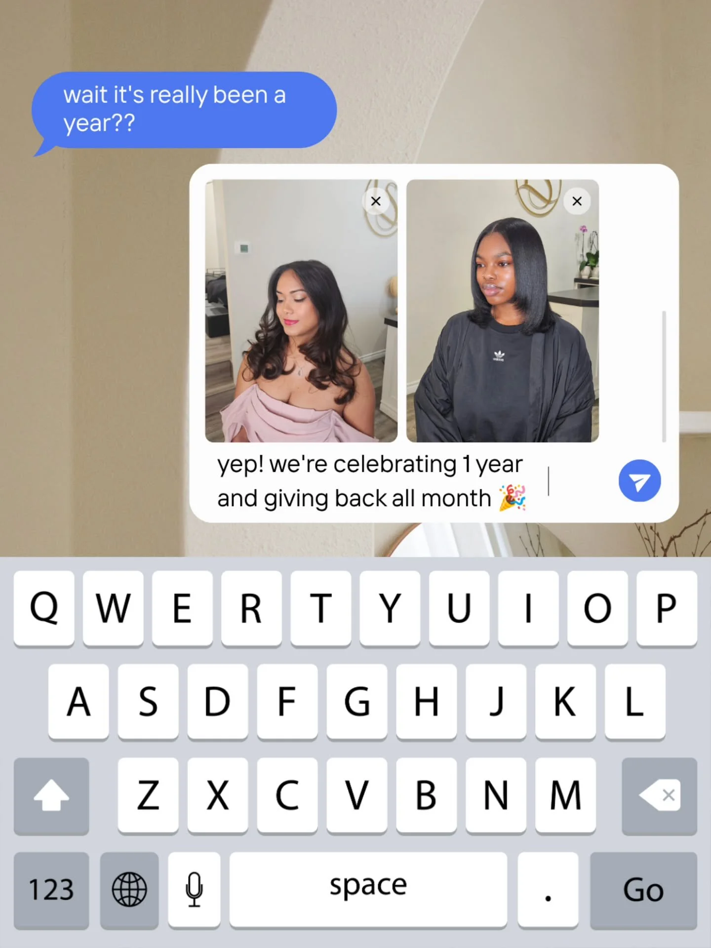 Wait&hellip; it&rsquo;s actually been a year?! 🤍

One year of Lisher Beauty, and we couldn&rsquo;t have done it without you. 

Thank you to every single person who has sat in our chair, trusted us with a transformation, recommended us, or simply sup