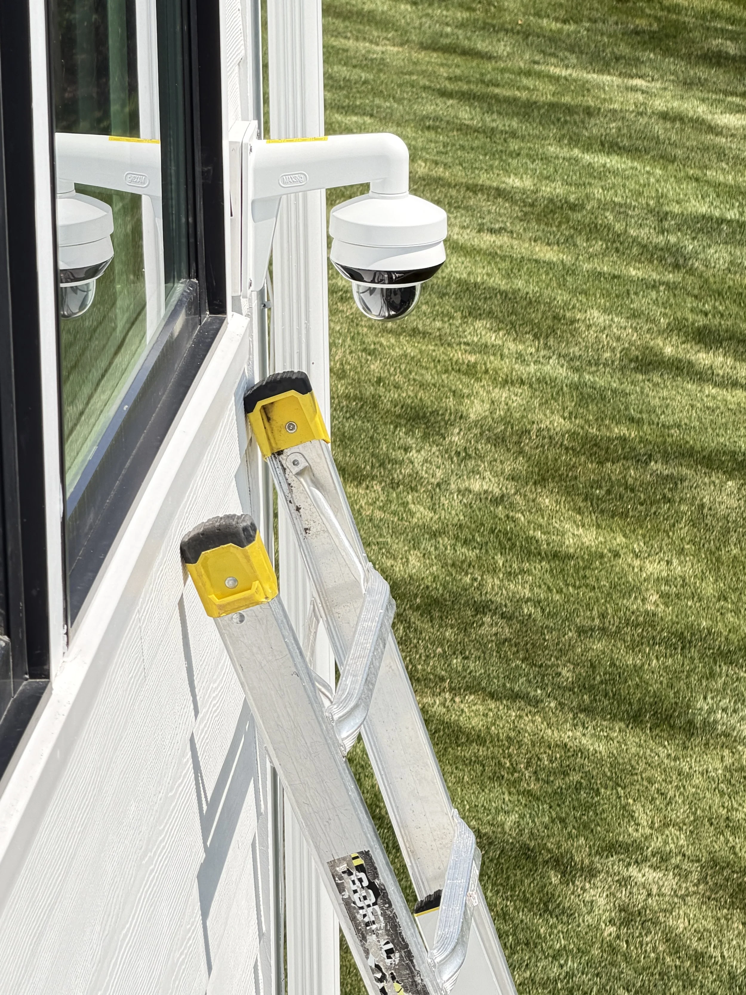 Complete Sound Solutions installs a PTZ exterior camera at a residential home