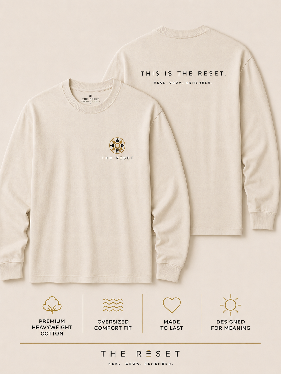 The Reset Signature Long Sleeve Tee