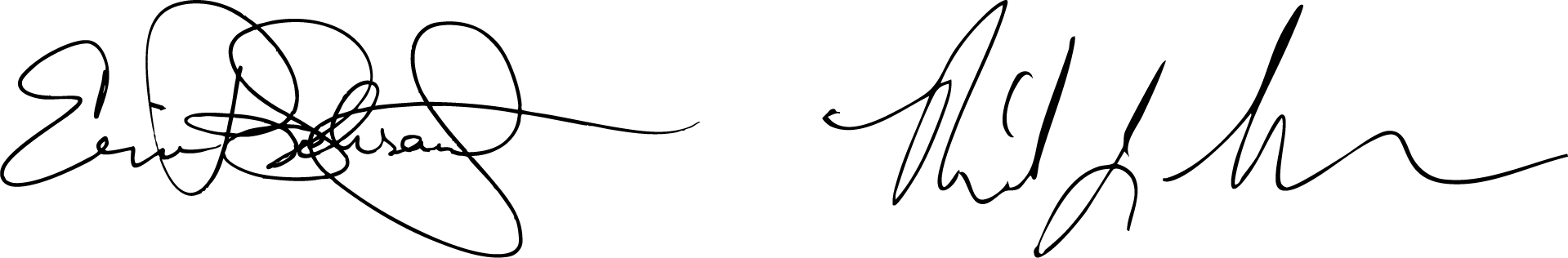Erin Schrantz and Reid Schar's joint signature