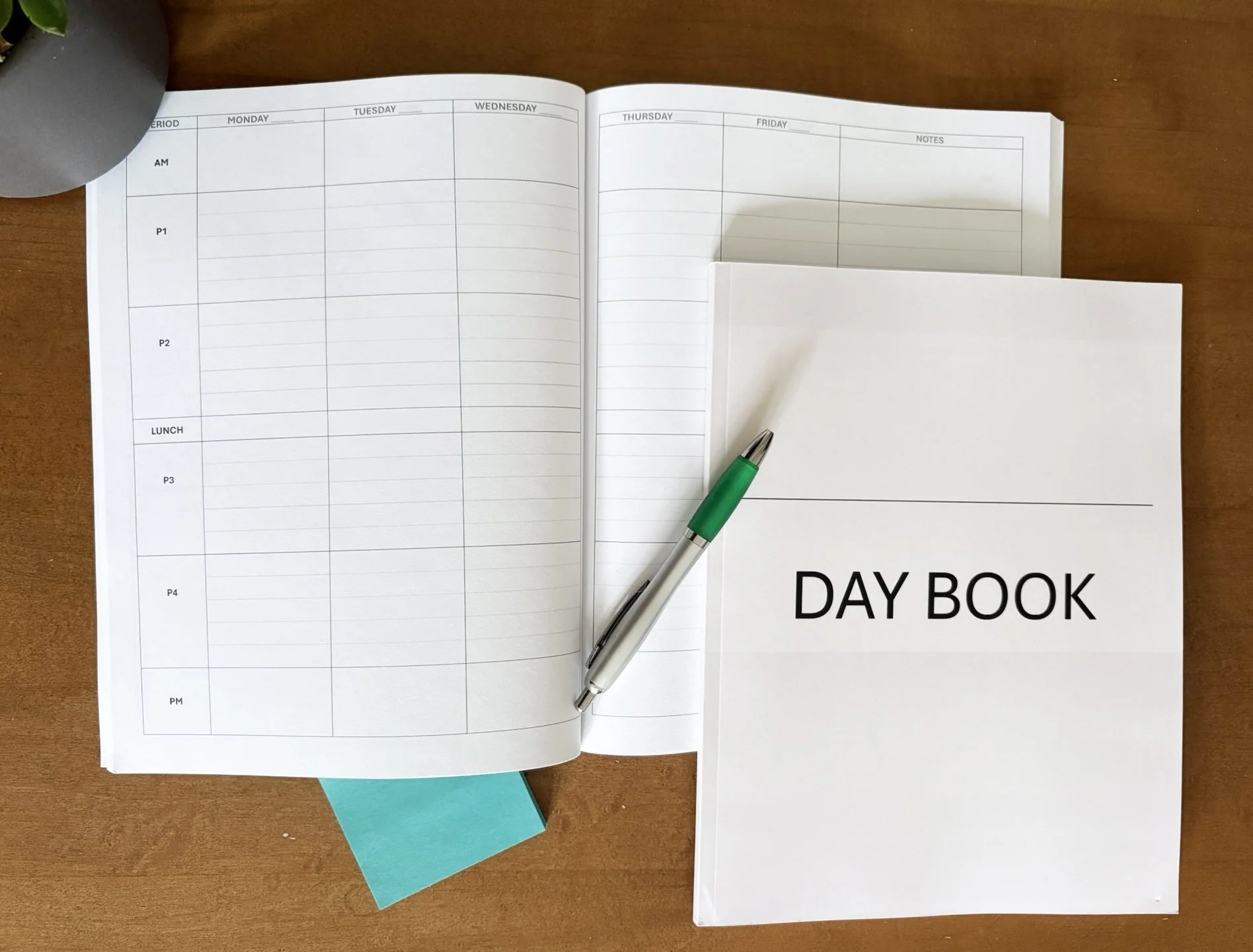 Extreme Minimalist Daybook Design