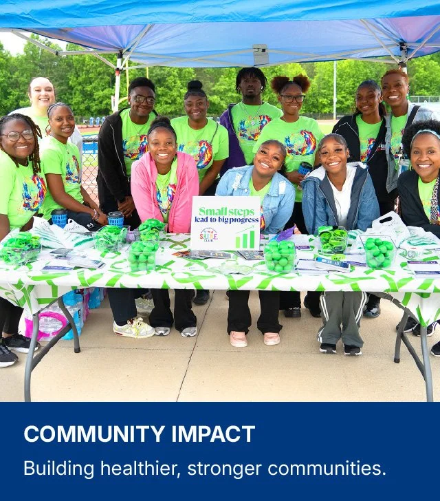 community impact. building healthier, stronger communities