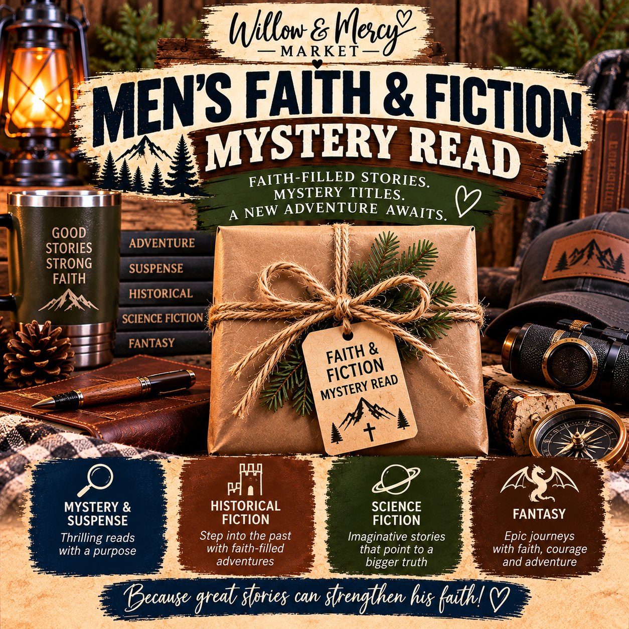 Men's Faith & Fiction Mystery Read