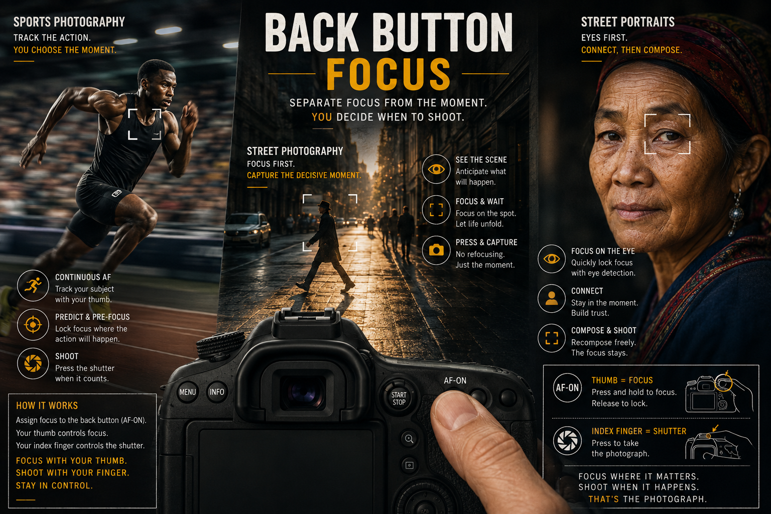 Back Button Focus — Separating Focus from the Moment