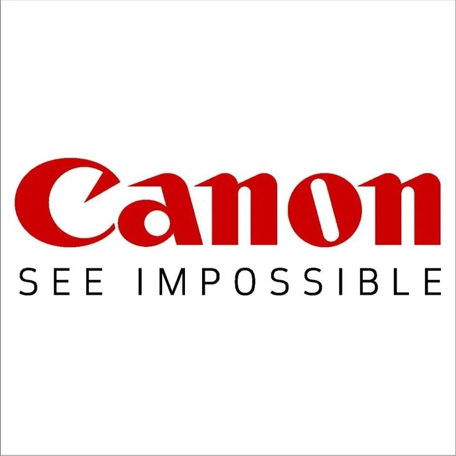 Canon logo with slogan 'See Impossible' beneath it.