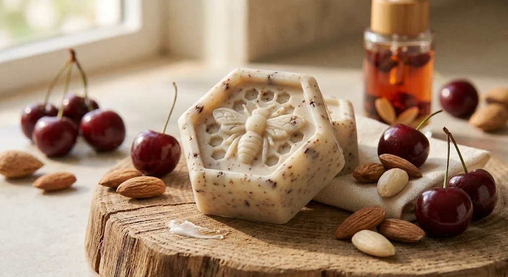 Travel Size Lotion Bar - Cherry Almond