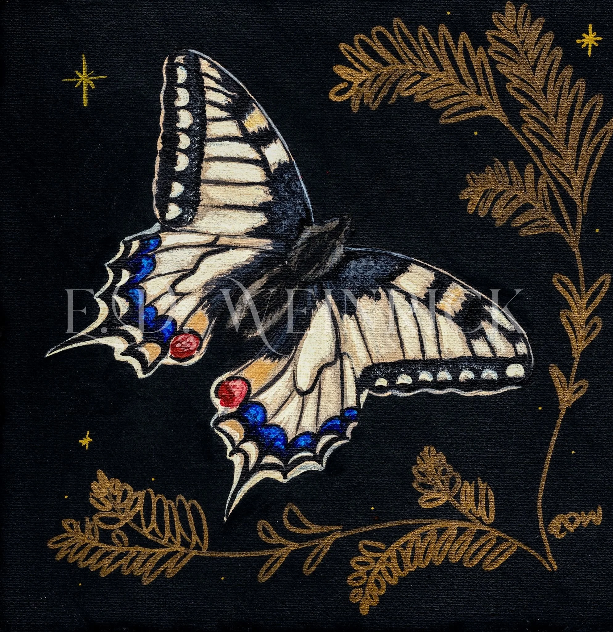 Swallowtail print