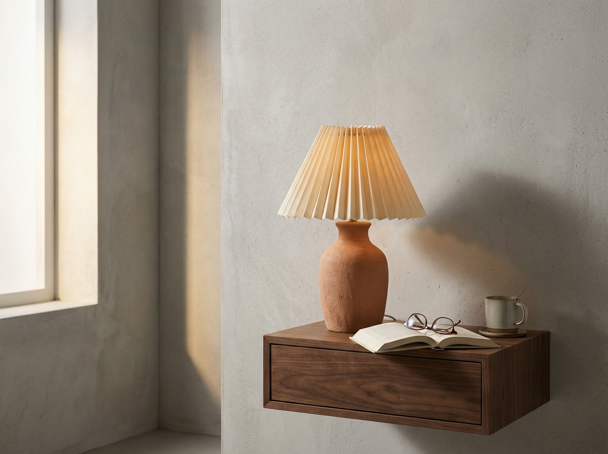 Pleated Table Lamp