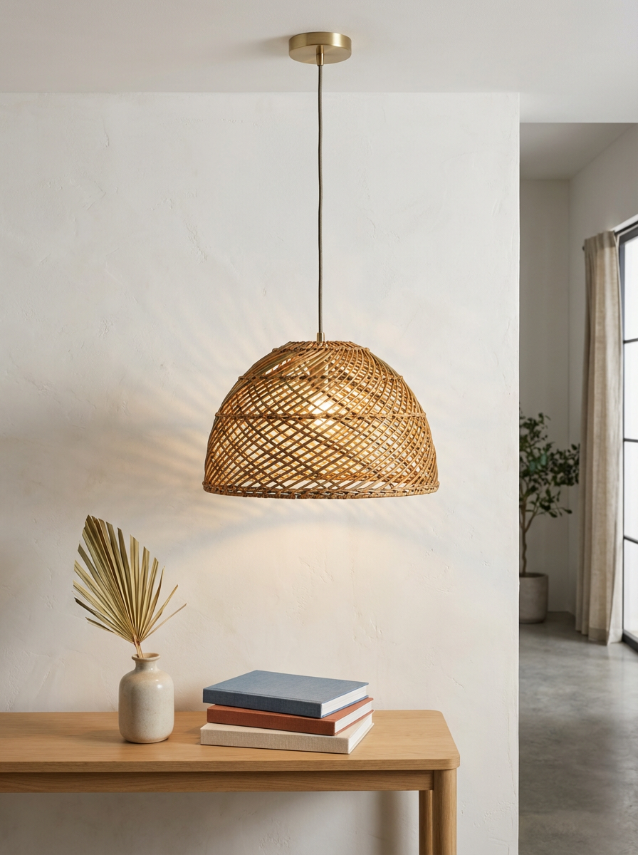 Rattan Pendant Light