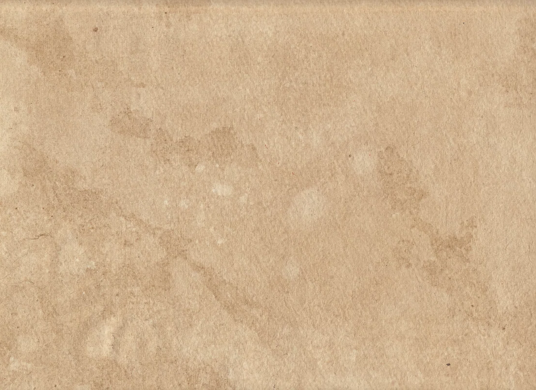 A close-up of brown textured paper or parchment.