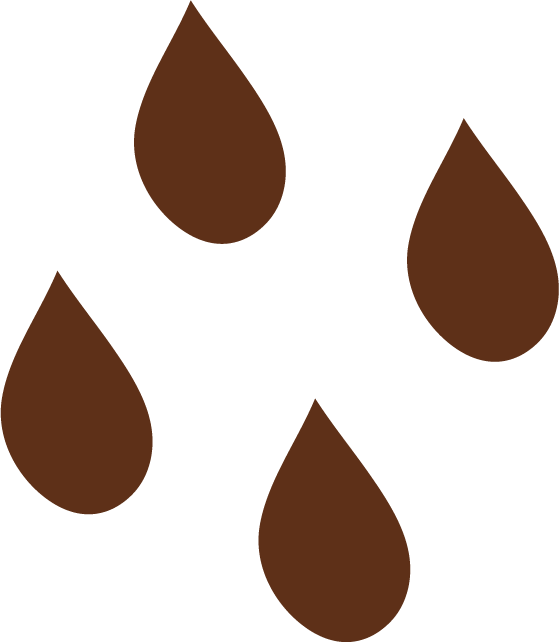A symbol of healing through tapping therapy. Water droplets falling.