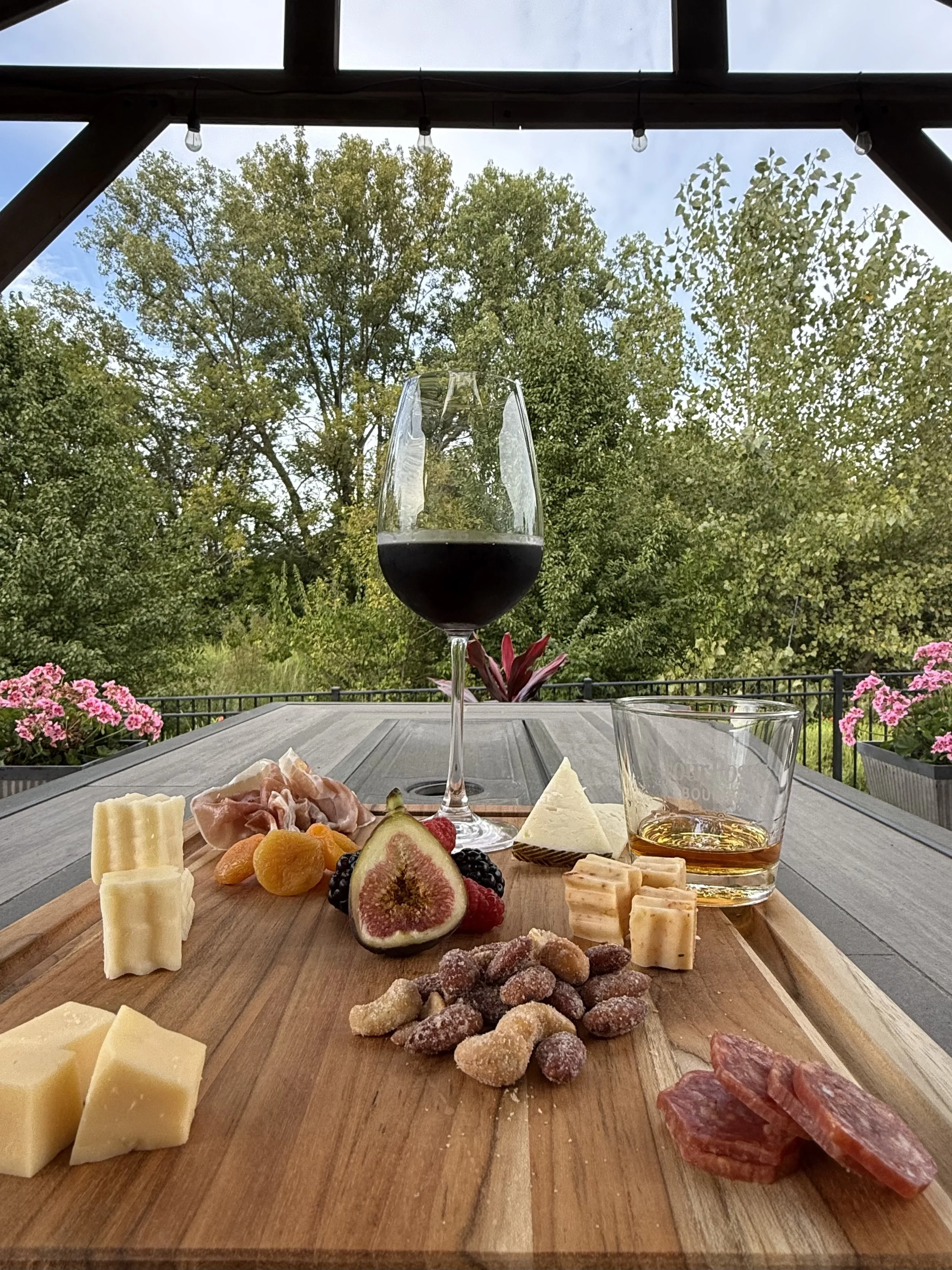 Outdoor Charcuterie Wine and Whiskey.jpg