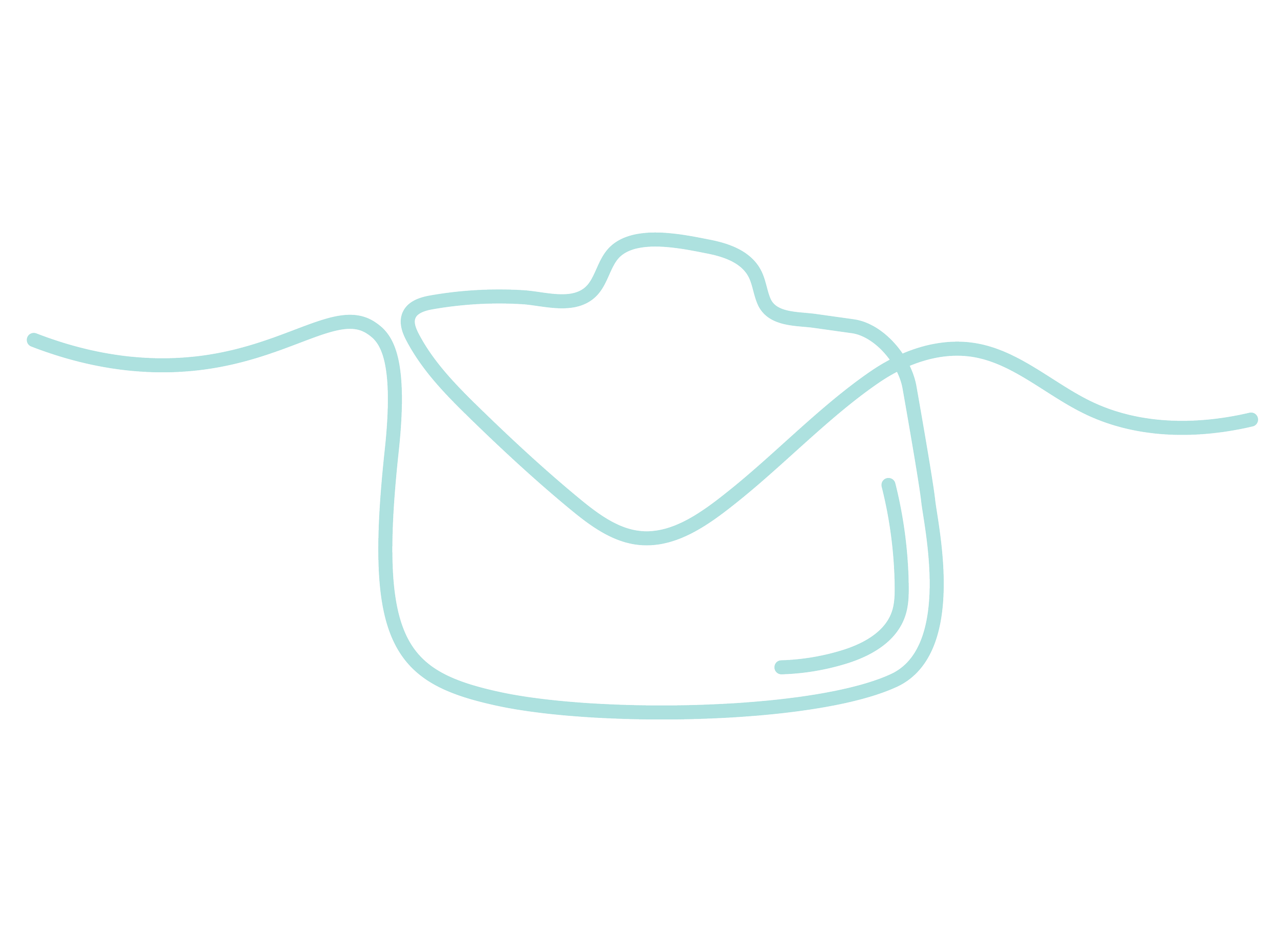 Outline illustration of a briefcase.