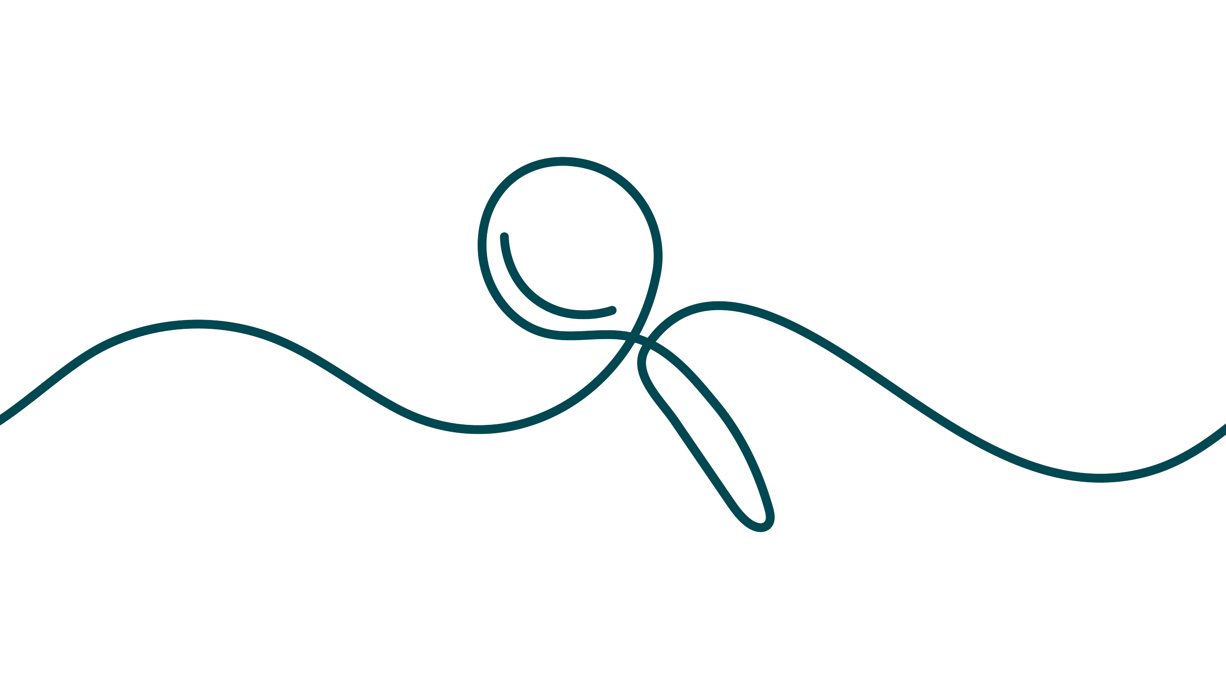 Outline illustration of a magnifying glass.
