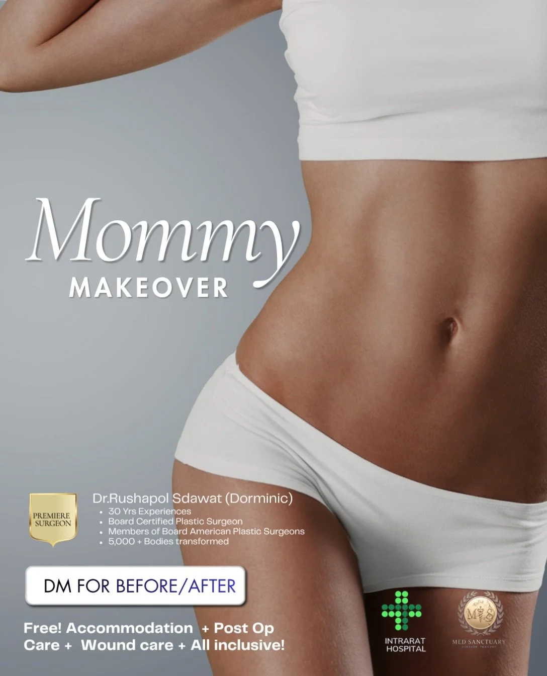 ✨ MOMMY MAKEOVER &mdash; A New Chapter, A Renewed You ✨

Motherhood changes your life in the most beautiful ways. But pregnancy, childbirth and breastfeeding can also bring physical changes that may not fully respond to time or exercise.

A Mommy Mak