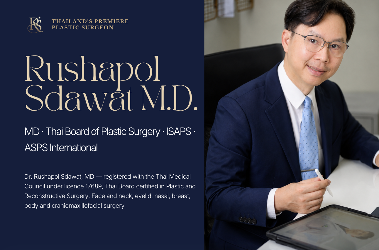 Dr. Rushapol Sdawat, M.D., Thai Board-Certified Plastic and Reconstructive Surgeon, Bangkok