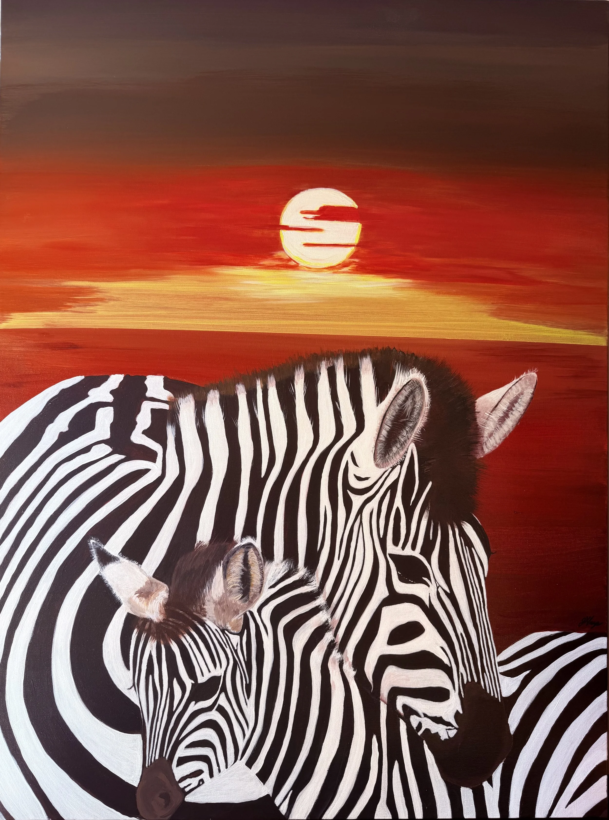 Shelter at Sunset — Original Painting