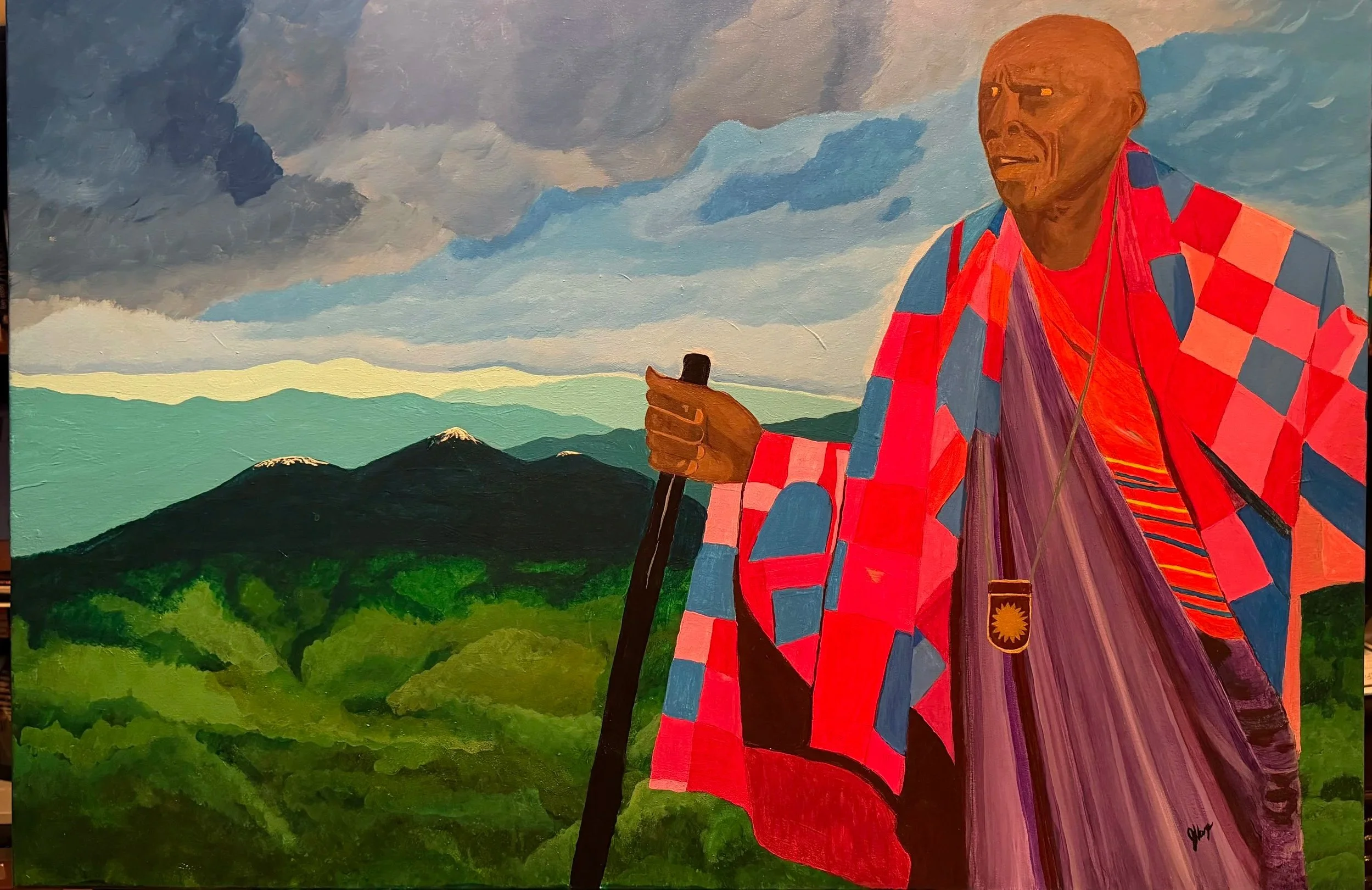 Ole Man Wisdom — Canvas Print