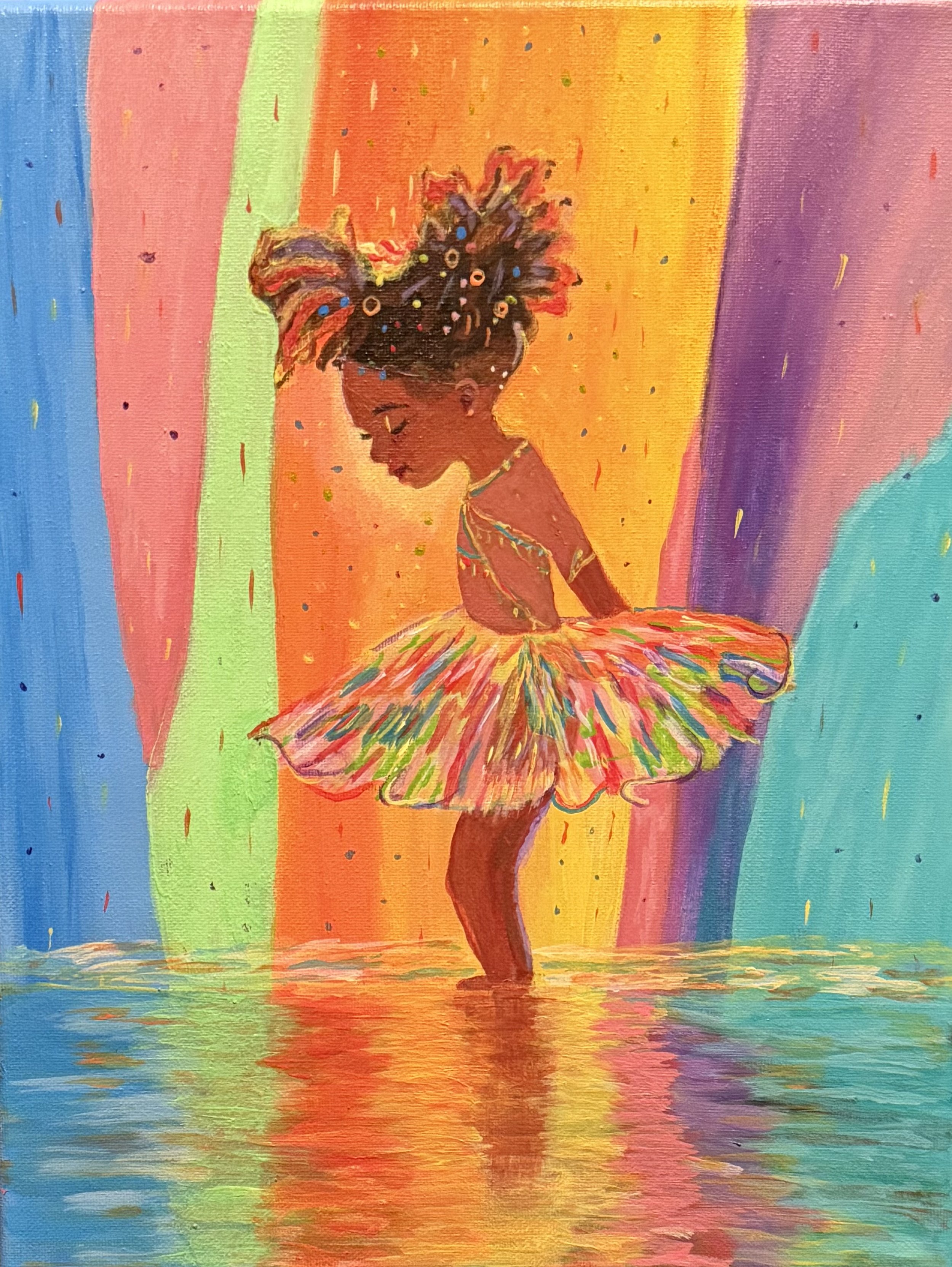 Kamari's Rain Dance— Canvas Print