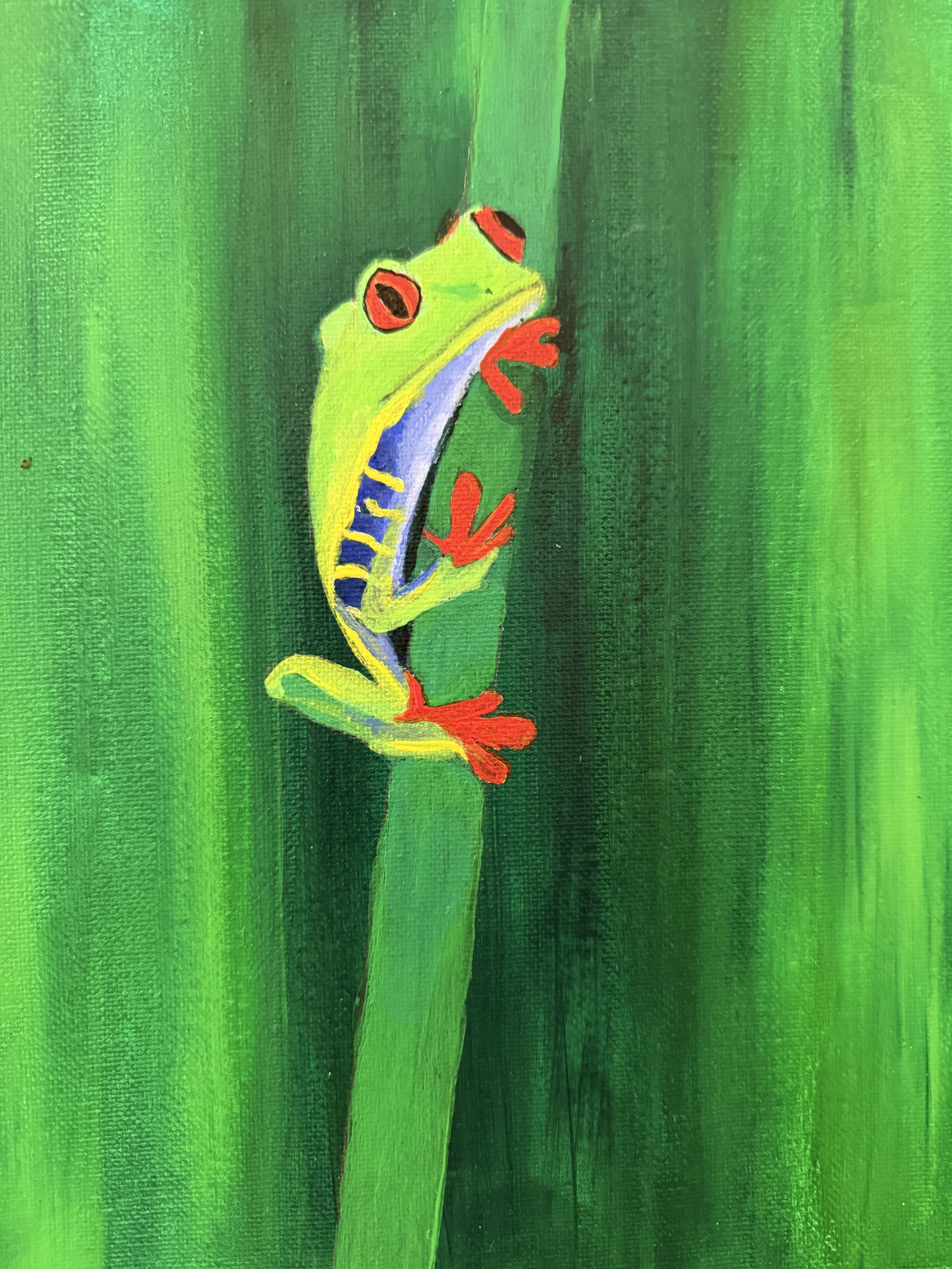 The Lonely Frog — Canvas Print