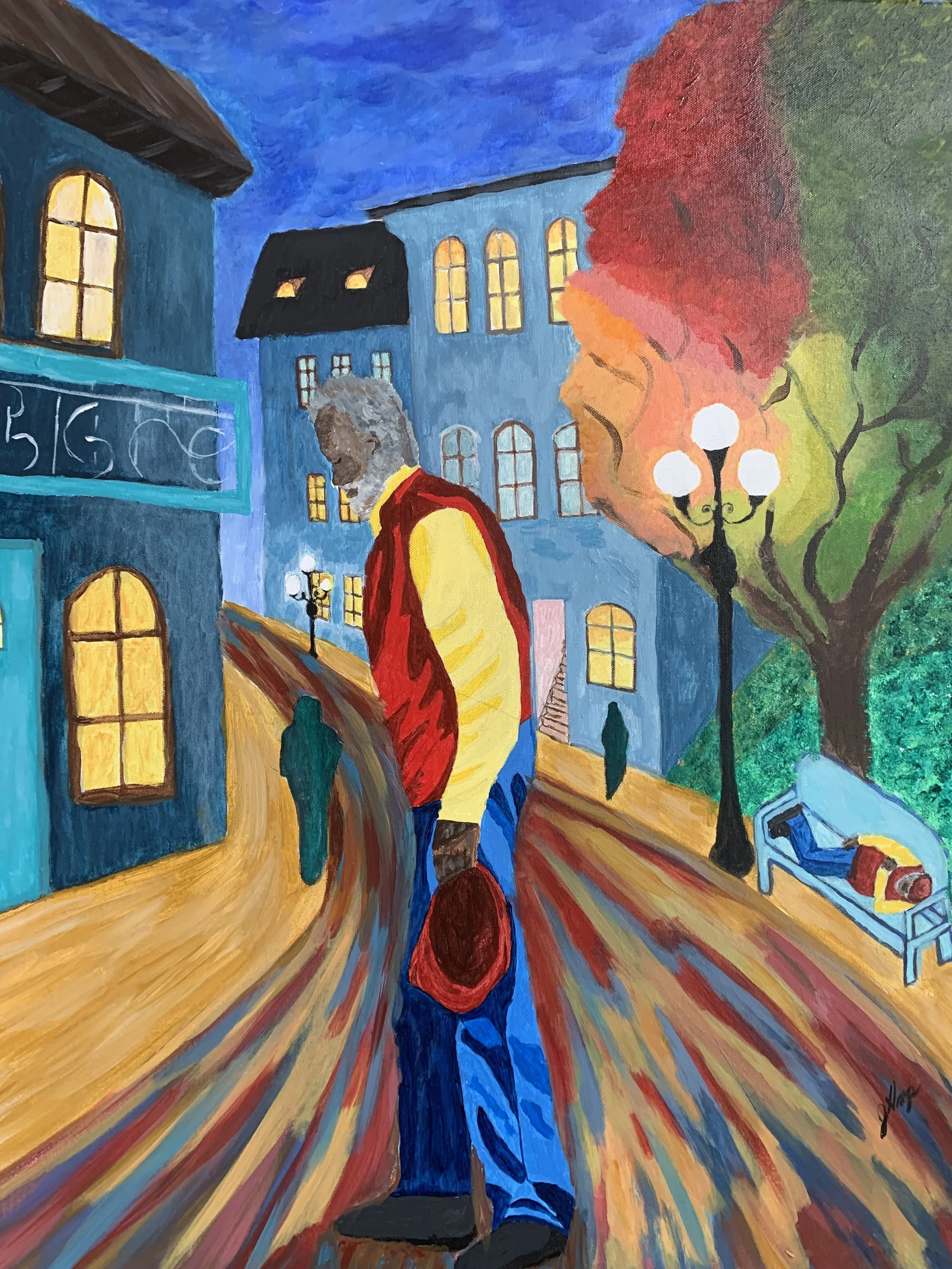 Homeless — Canvas Print