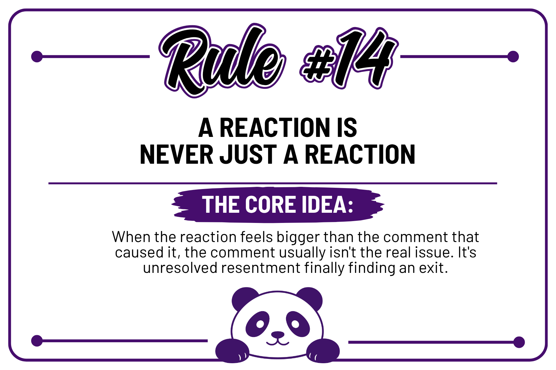 Housewives Rule #14: A Reaction Is Never Just a Reaction
