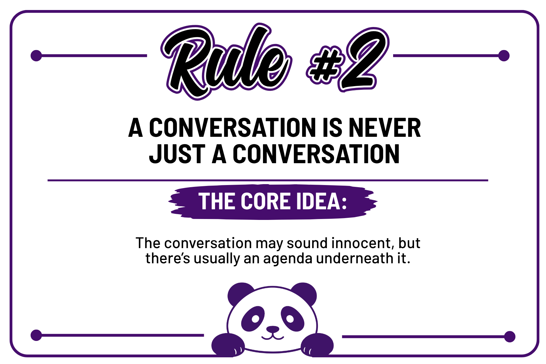 Housewives Rule #2: A Conversation Is Never Just a Conversation