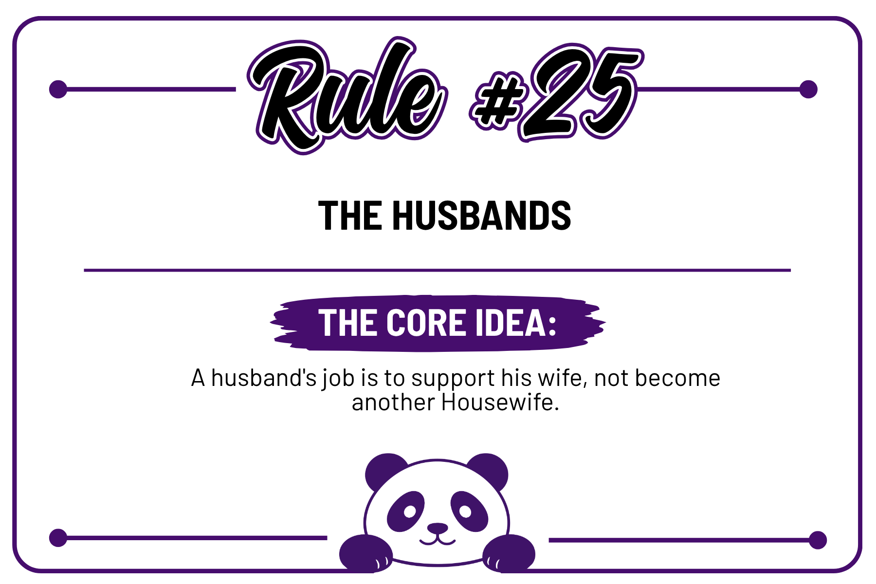Housewives Rule #25: The Husbands