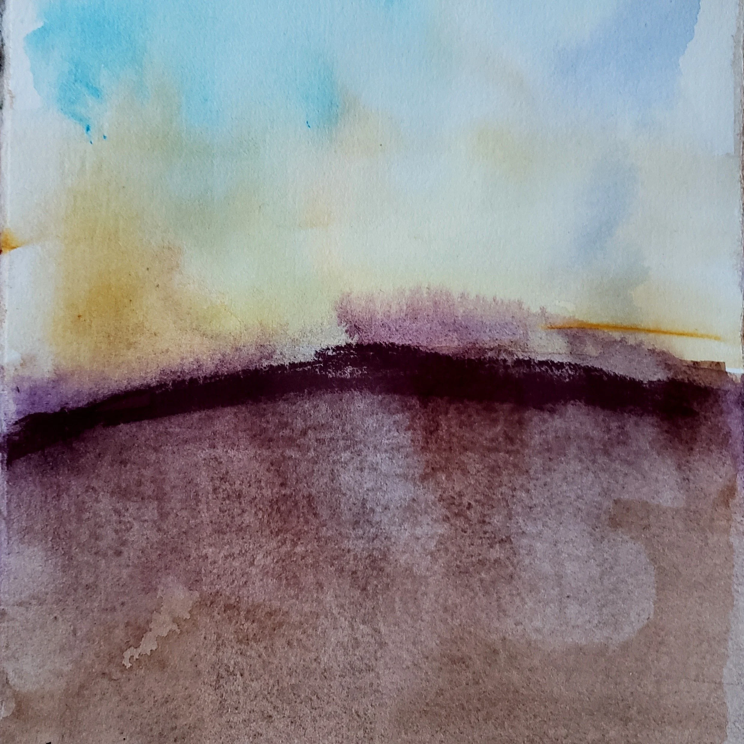  From The Jetty IV  
2022 
9" x 6" 
watercolor, pastel on paper. 
$135