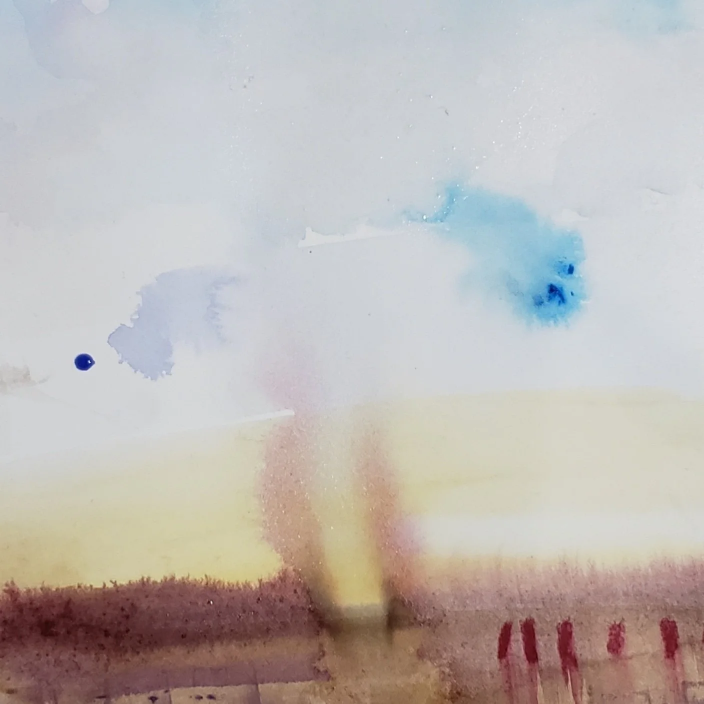  From The Jetty III  
2022 
9" x 6" 
watercolor, pastel on paper. 
$135