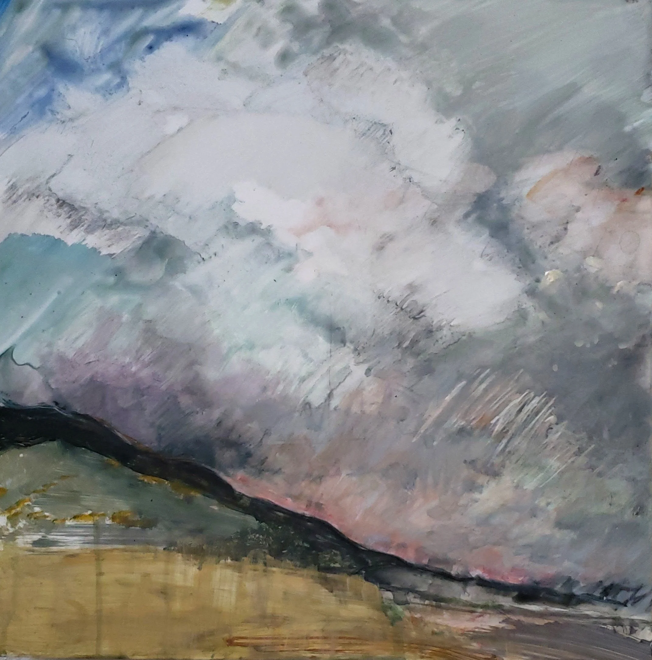  Sky Demands You Stop  
2021 
12" x 12" x 1.5" 
acrylic on cradled wood panel 
SOLD