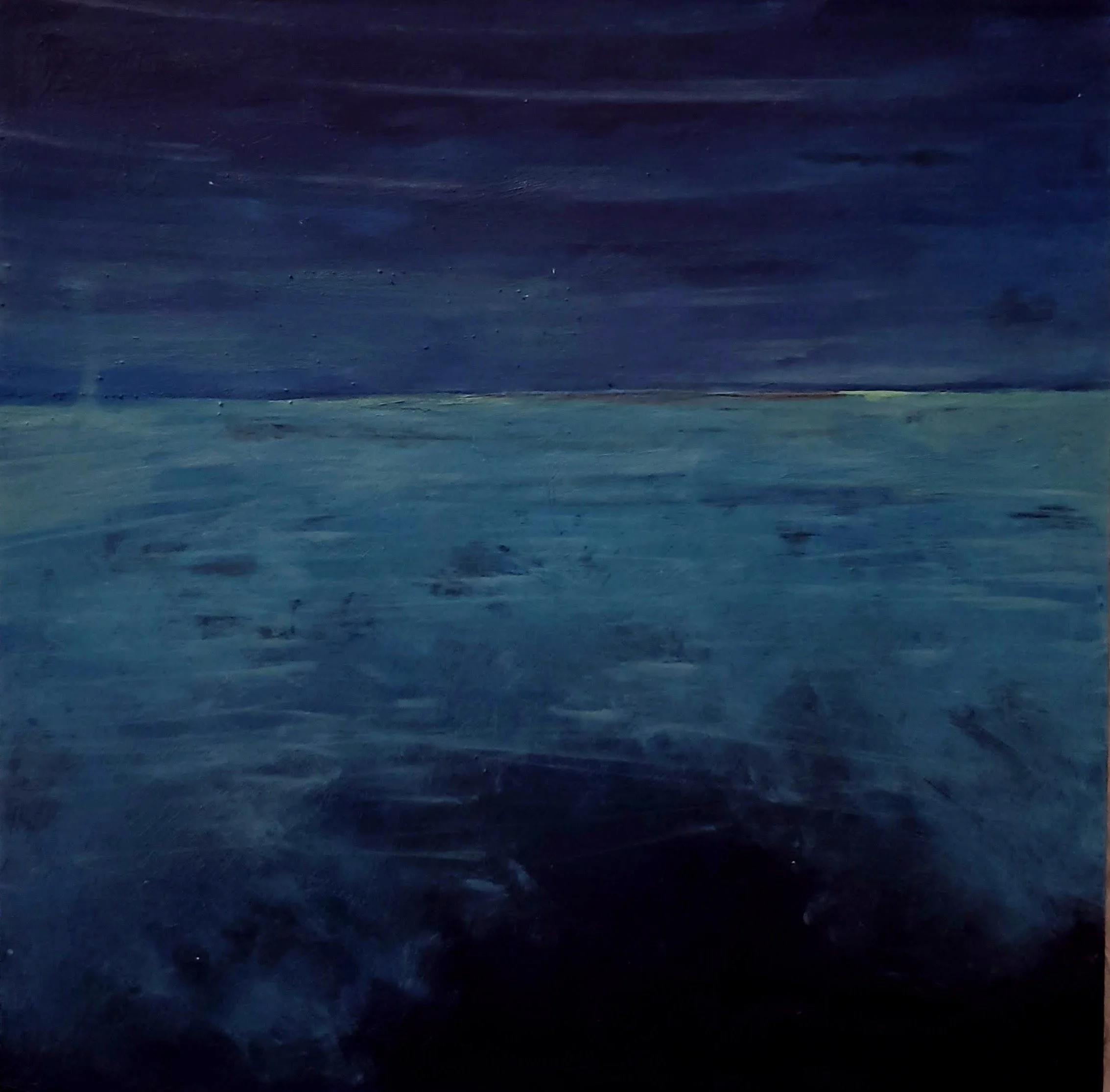  Manzanita Midnight  
2020 
6" x 6" 
acrylic and ink on claybord. 
SOLD