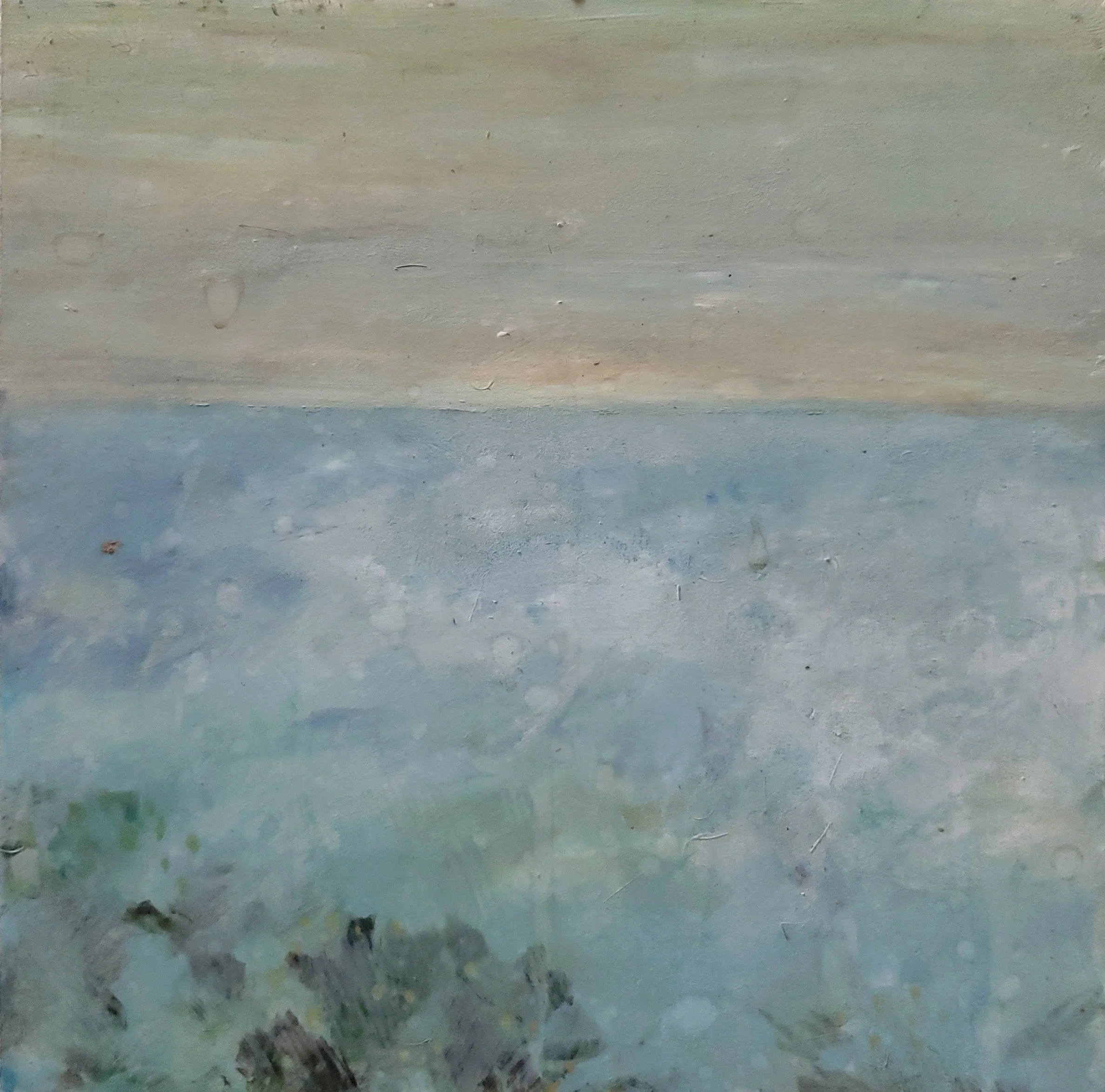  Coastal Rain Softens  
2020 
6" x 6" 
acrylic on claybord. 
$108