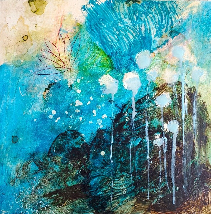 I’m Pretty Sure We Had a Moment
2022
8" x 8"
mixed media on wood panel.
SOLD
