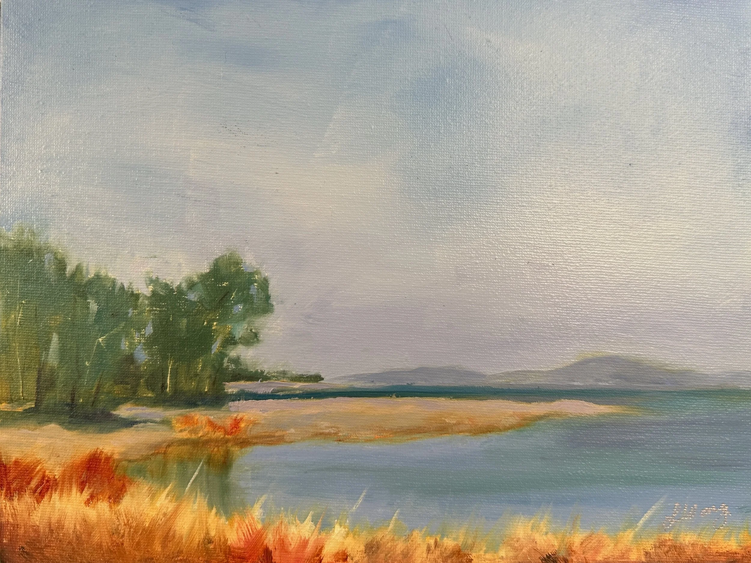 Point Pinole, 8" x 10", oil