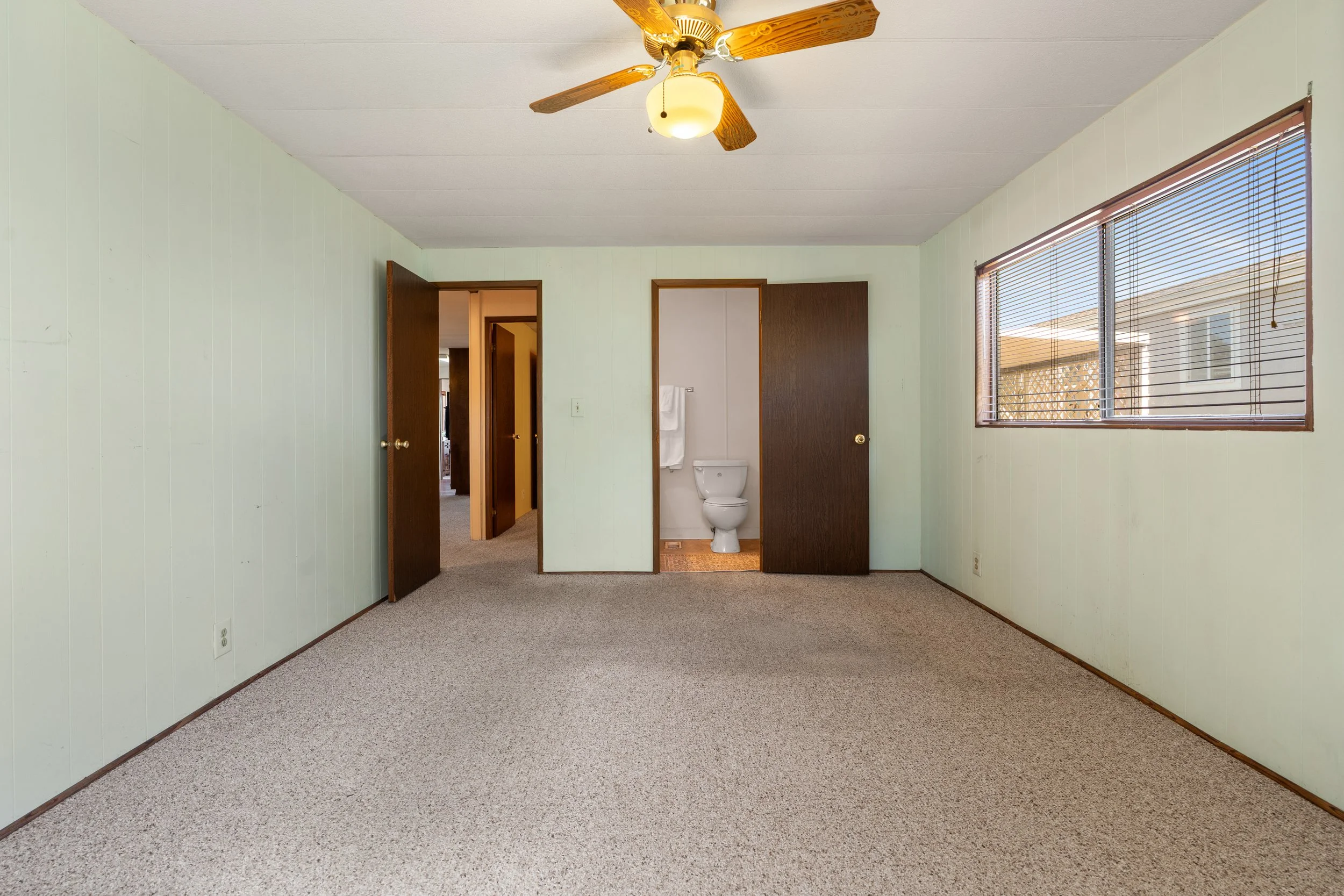 With it's own 3/4 bath!