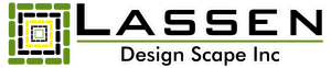 Logo for LASSEN Design Scape Inc. featuring stylized text.