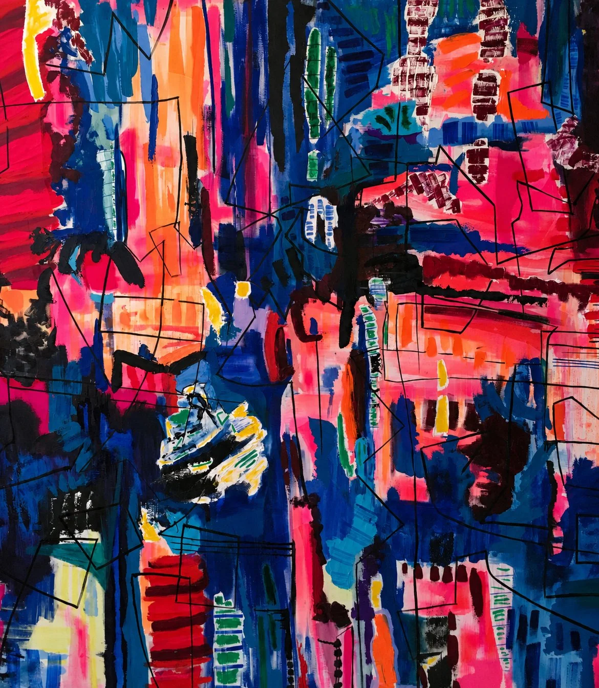 Awake. 72x84 in. Oil on Canvas