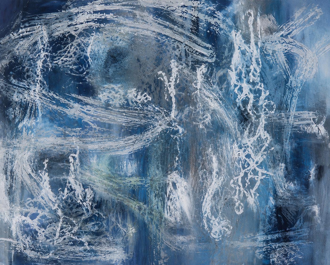 Third crossings. 60x72in. Oil on canvas. Private collection.