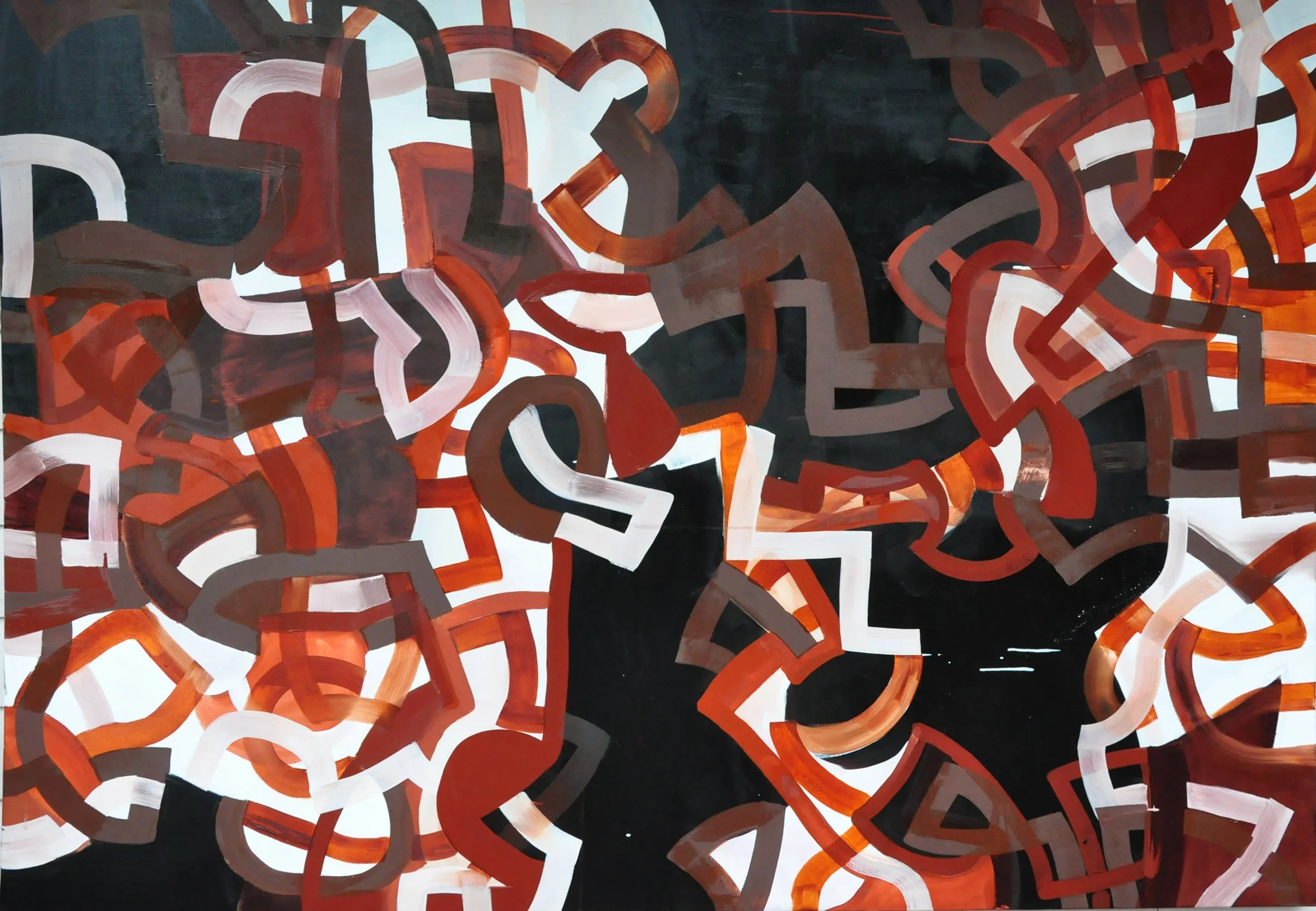 Back Forty. 60"x 96", Oil on canvas