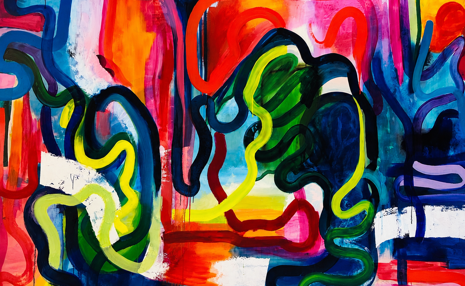 Detour. 48"x96", Oil on canvas