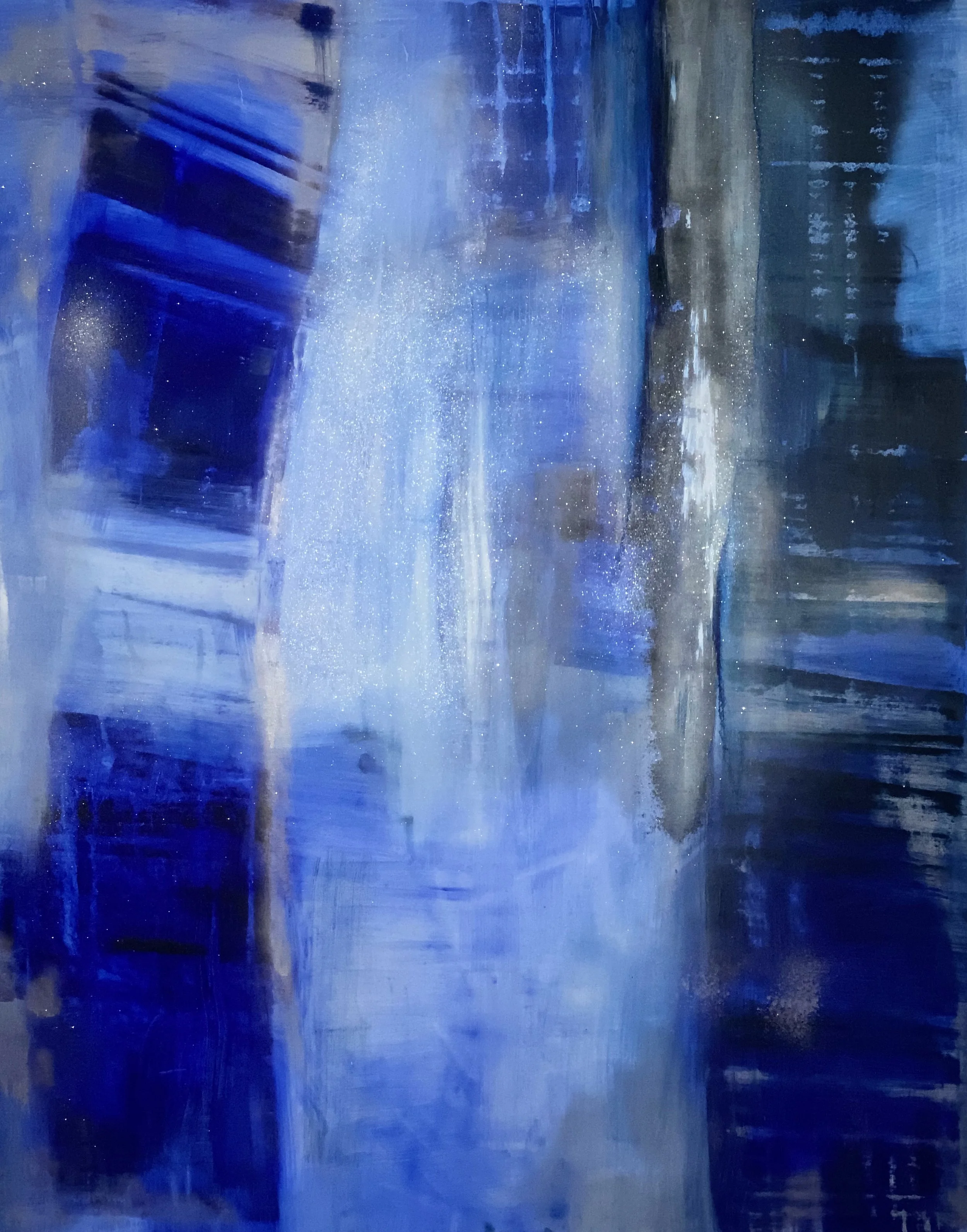 Cobalt 72x60 in. Oil on canvas. Private collection